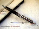 Perfect Replica Montblanc Special Edition Stainless Steel Clip Black Ballpoint Pen